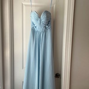 Mori Lee blue gown